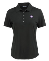 Texas Christian Horned Frogs College Vault Cutter & Buck Coastline Epic Comfort Eco Recycled Womens Polo BL_MANN_HG 1