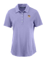 LSU Tigers Cutter & Buck Coastline Epic Comfort Eco Recycled Womens Polo HYC_MANN_HG 1