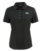 North Dakota Cutter & Buck Coastline Epic Comfort Recycled Womens Polo BL_MANN_HG 