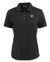 Vanderbilt Commodores Cutter & Buck Coastline Epic Comfort Eco Recycled Womens Polo BL_MANN_HG 1