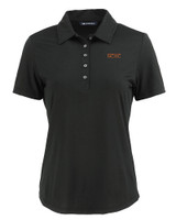 UOP Tigers Cutter & Buck Coastline Epic Comfort Recycled Womens Polo BL_MANN_HG 