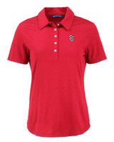 St Johns Red Storm Cutter & Buck Coastline Epic Comfort Eco Recycled Womens Polo CDR_MANN_HG 1