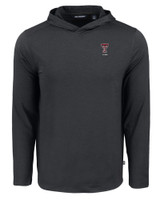 Texas Tech Red Raiders Alumni Cutter & Buck Coastline Epic Comfort Eco Recycled Mens Hooded Shirt BL_MANN_HG 1