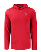 Boston Red Sox Stars & Stripes Cutter & Buck Coastline Epic Comfort Eco Recycled Mens Hooded Shirt CDR_MANN_HG 1