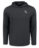 Chicago White Sox City Connect Cutter & Buck Coastline Epic Comfort Eco Recycled Mens Hooded Shirt BL_MANN_HG 1