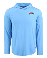 Delaware State Hornets Cutter & Buck Coastline Epic Comfort Recycled Mens Hooded Shirt ALS_MANN_HG 