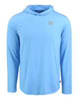 North Carolina Tar Heels Cutter & Buck Coastline Epic Comfort Eco Recycled Mens Hooded Shirt ALS_MANN_HG 1