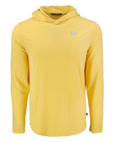 Georgia Tech Yellow Jackets Cutter & Buck Coastline Epic Comfort Eco Recycled Mens Hooded Shirt DES_MANN_HG 1