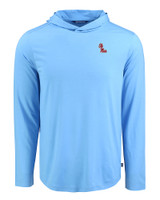 Ole Miss Rebels Cutter & Buck Coastline Epic Comfort Recycled Mens Hooded Shirt ALS_MANN_HG 