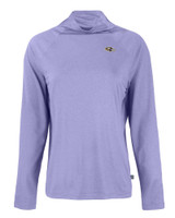 Baltimore Ravens Cutter & Buck Coastline Epic Comfort Eco Recycled Womens Funnel Neck HYC_MANN_HG 1