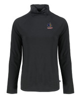 Delaware Fightin' Blue Hens College Vault Cutter & Buck Coastline Epic Comfort Recycled Womens Funnel Neck BL_MANN_HG 