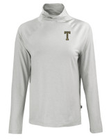 GA Tech Yellow Jackets College Vault Cutter & Buck Coastline Epic Comfort Eco Recycled Womens Funnel Neck CNC_MANN_HG 1