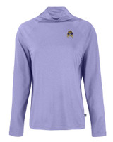 East Carolina Pirates Cutter & Buck Coastline Epic Comfort Eco Recycled Womens Funnel Neck HYC_MANN_HG 1