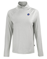 Boise State Broncos Cutter & Buck Coastline Epic Comfort Eco Recycled Womens Funnel Neck CNC_MANN_HG 1