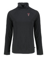 Texas Tech Red Raiders Cutter & Buck Coastline Epic Comfort Eco Recycled Womens Funnel Neck BL_MANN_HG 1