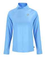 North Carolina Tar Heels Cutter & Buck Coastline Epic Comfort Eco Recycled Womens Funnel Neck ALS_MANN_HG 1