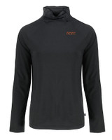 UOP Tigers Cutter & Buck Coastline Epic Comfort Recycled Womens Funnel Neck BL_MANN_HG 