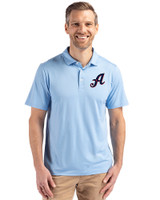Reno Aces Cutter & Buck Coastline Epic Comfort Recycled Mens Polo Atlas Light Blue Front