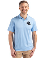Tennessee Titans NFL Helmet Cutter & Buck Coastline Epic Comfort Recycled Mens Polo Atlas Light Blue Front