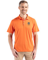 Auburn Tigers Alumni Cutter & Buck Coastline Epic Comfort Recycled Mens Polo College Orange Front