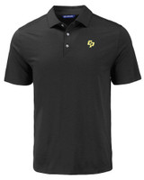 Cal Poly Mustangs Cutter & Buck Coastline Epic Comfort Recycled Mens Polo BL_MANN_HG 