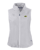 NDSU Bison Cutter & Buck Charter Eco Recycled Full-Zip Womens Vest POL_MANN_HG 
