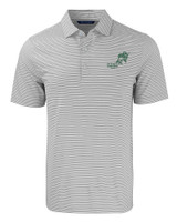NDSU Bison Vintage Cutter & Buck Forge Eco Double Stripe Stretch Recycled Mens Big &Tall Polo POLWH_MANN_HG 