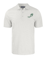 NDSU Bison Vintage Cutter & Buck Pike Eco Symmetry Print Stretch Recycled Mens Polo WHPOL_MANN_HG 