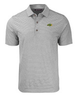 NDSU Bison Cutter & Buck Forge Eco Heather Stripe Stretch Recycled Mens Big & Tall Polo EGH_MANN_HG 