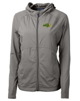 NDSU Bison Cutter & Buck Adapt Eco Knit Hybrid Recycled Womens Full Zip Jacket EG_MANN_HG 
