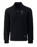 GA Tech Yellow Jackets College Vault Cutter & Buck Roam Eco Recycled Full Zip Mens Big & Tall Jacket BL_MANN_HG 1