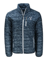 Yale Bulldogs Cutter & Buck Rainier PrimaLoft® Mens Eco Insulated Full Zip Printed Puffer Jacket DN_MANN_HG 1