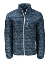 Illinois Fighting Illini Cutter & Buck Rainier PrimaLoft® Mens Eco Insulated Full Zip Printed Puffer Jacket DN_MANN_HG 