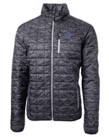 Boise State Broncos Cutter & Buck Rainier PrimaLoft® Mens Eco Insulated Full Zip Printed Puffer Jacket BL_MANN_HG 1