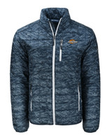 Pepperdine Waves Cutter & Buck Rainier PrimaLoft® Mens Eco Insulated Full Zip Printed Puffer Jacket DN_MANN_HG 1