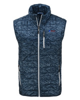 Fairleigh Dickinson Knights Cutter & Buck Rainier PrimaLoft® Mens Eco Insulated Full Zip Printed Puffer Vest DN_MANN_HG 