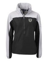 Las Vegas Raiders Historic Cutter & Buck Charter Eco Recycled Womens Anorak Jacket BLPO_MANN_HG 1