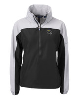 Jacksonville Jaguars NFL Helmet Cutter & Buck Charter Eco Recycled Womens Anorak Jacket BLPO_MANN_HG 1