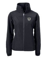 Las Vegas Raiders Historic Cutter & Buck Charter Eco Recycled Womens Full-Zip Jacket BL_MANN_HG 1