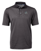 Carolina Panthers NFL Helmet Cutter & Buck Virtue Eco Pique Micro Stripe Recycled Mens Big & Tall Polo BLEG_MANN_HG 1