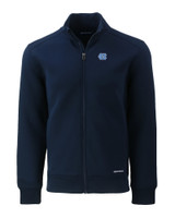 North Carolina Tar Heels Cutter & Buck Roam Eco Recycled Full Zip Mens Big & Tall Jacket NVBU_MANN_HG 1