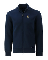 Navy Midshipmen Cutter & Buck Roam Eco Recycled Full Zip Mens Big & Tall Jacket NVBU_MANN_HG 