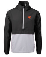 Cincinnati Bengals Historic Cutter & Buck Charter Eco Recycled Mens Anorak Jacket BLPO_MANN_HG 1