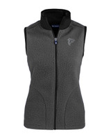 Atlanta Falcons Mono Cutter & Buck Cascade Eco Sherpa Fleece Womens Vest EGBL_MANN_HG 1