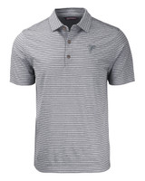 Atlanta Falcons Mono Cutter & Buck Forge Eco Heather Stripe Stretch Recycled Mens Polo BLH_MANN_HG 1