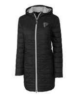 Atlanta Falcons Mono Cutter & Buck Rainier PrimaLoft®  Womens Eco Insulated Hooded Long Coat BL_MANN_HG 1