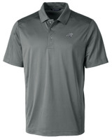 Carolina Panthers Mono Cutter & Buck Prospect Eco Textured Stretch Recycled Mens Short Sleeve Polo EG_MANN_HG 1