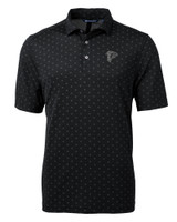 Atlanta Falcons Mono Cutter & Buck Virtue Eco Pique Tile Print Recycled Mens Polo BL_MANN_HG 1