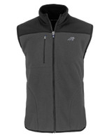 Carolina Panthers Mono Cutter & Buck Cascade Eco Sherpa Fleece Mens Vest EGBL_MANN_HG 1