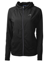 Carolina Panthers Mono Cutter & Buck Adapt Eco Knit Hybrid Recycled Womens Full Zip Jacket BL_MANN_HG 1